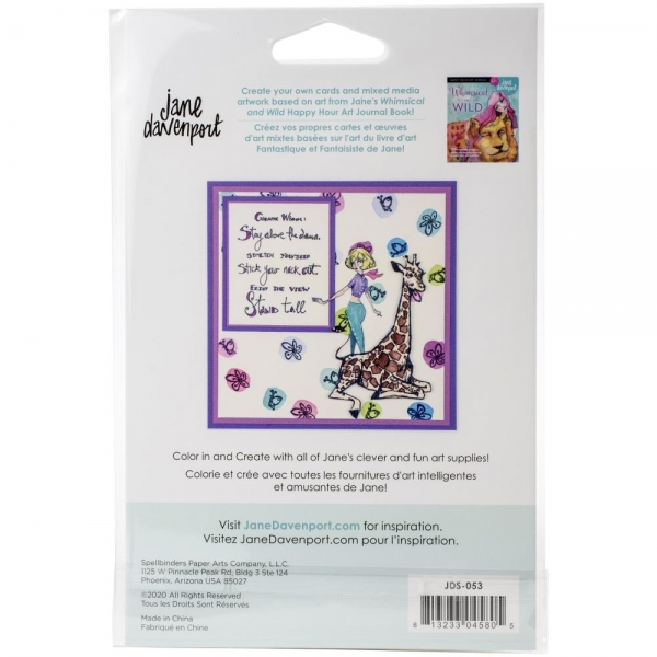 Jane Davenport Clear Stamps - Giraffe Wisdome